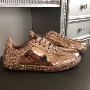 Rose Gold Sneakers